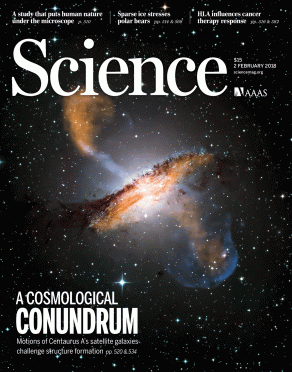 Cover of Science magazine